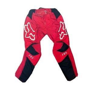 Fox Racing 180 Motocross Riding Pants Dirt Bike Sport Gear Men Sz 34 Black/Gray